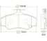 Тормозные колодки передние CTR GK0473 1