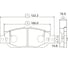 Тормозные колодки задние CTR GK1077 1