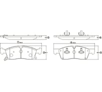 Тормозные колодки CTR GK1329