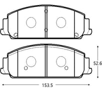 Тормозные колодки CTR GK0314