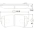 Тормозные колодки задние CTR GK1371 1