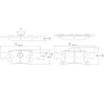Тормозные колодки CTR GK1330