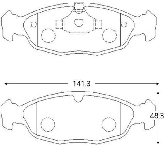 Тормозные колодки CTR GK1338