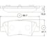 Тормозные колодки задние CTR GK1372 1