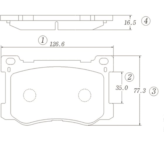 Тормозные колодки CTR GK1348 1