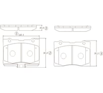Тормозные колодки CTR GK0338
