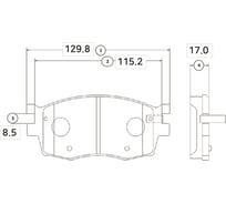 Тормозные колодки передние CTR GK0541