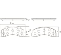 Тормозные колодки CTR GK0217