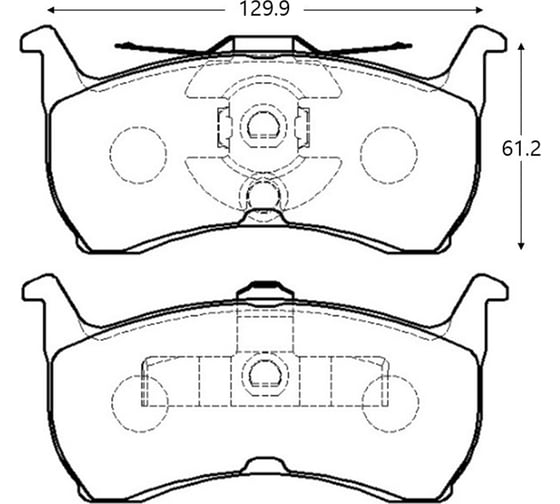Тормозные колодки CTR GK0148 1
