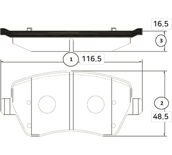 Тормозные колодки передние CTR GK0973 1