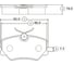 Тормозные колодки передние CTR GK0859 1