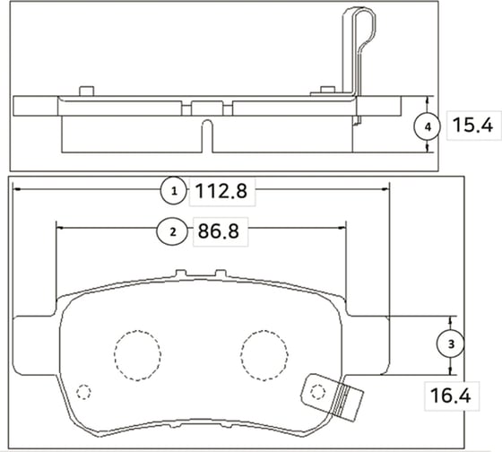 Тормозные колодки CTR GK0340 1