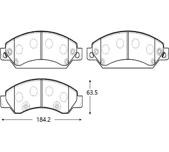 Тормозные колодки CTR GK0260
