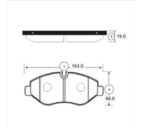 Тормозные колодки CTR GK0071