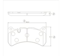 Тормозные колодки CTR GK0078