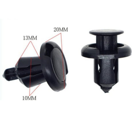 Клипса крепежная для а/м Honda, Hyundai, Kia бампера 91503-SZ3-003, 10 шт Nord-Yada 909217