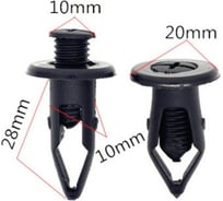 Клипса крепежная для а/м Honda,Hyundai, Kia бампера 91502-SM4-000, 10 шт Nord-Yada 909166