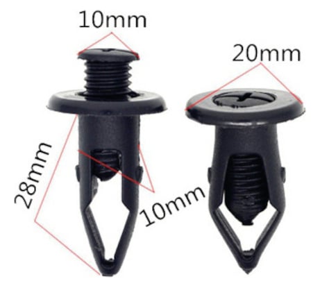 Клипса крепежная для а/м Honda,Hyundai, Kia бампера 91502-SM4-000, 10 шт Nord-Yada 909166