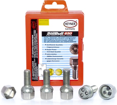 Болты-секретки M Heyner M12x1,5 L=28мм ключ 17 856 290