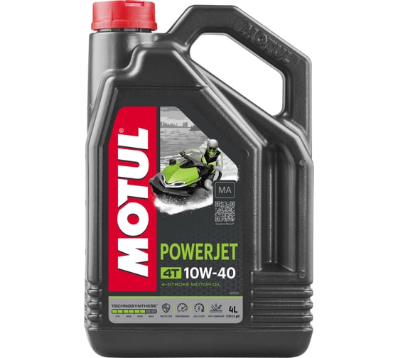 Масло для гидроциклов Powerjet 4T 10W40 4 л MOTUL 105874 1