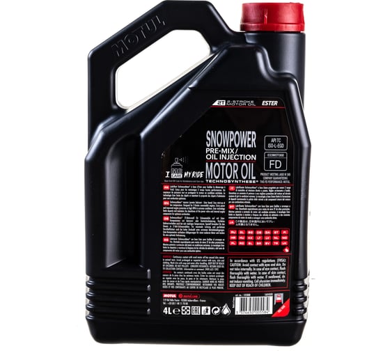 Масло для снегоходов Snowpower 2T 4 л MOTUL 105888