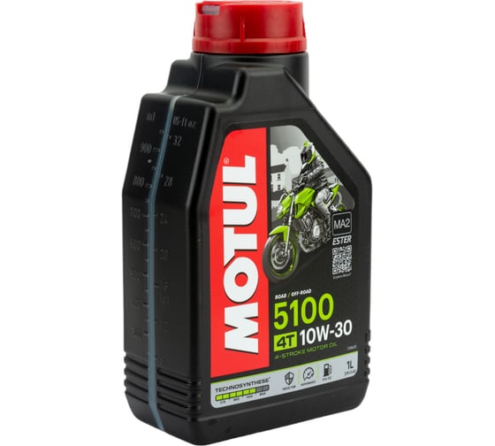 Моторное масло 5100 4T SAE 10W30 1 л MOTUL 104062