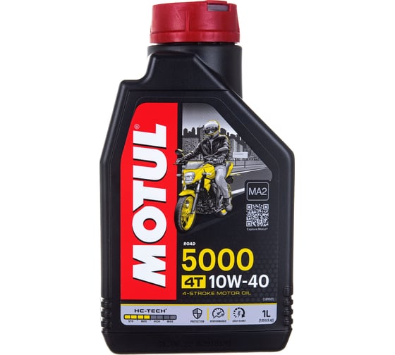 Моторное масло 5000 4T SAE 10W40 1 л MOTUL 104054