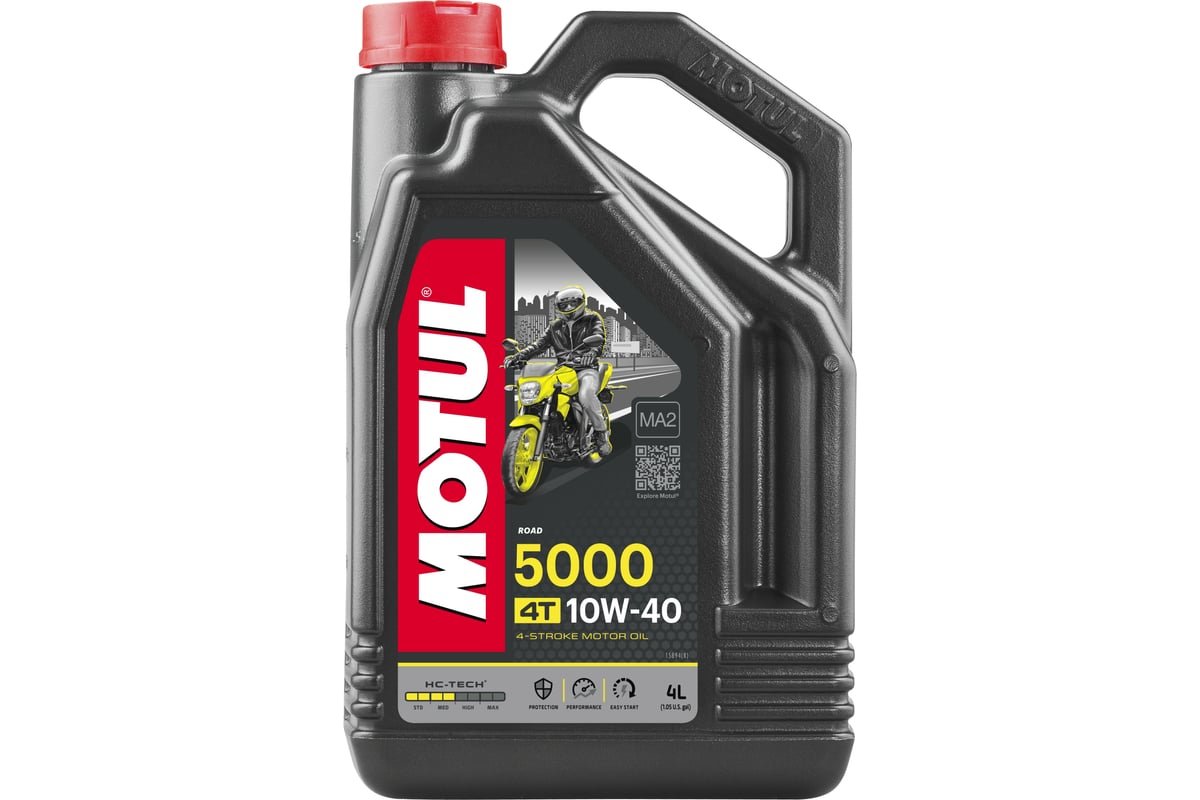 Моторное масло 5000 4T SAE 10W40 4 л MOTUL 104056 - выгодная цена ...