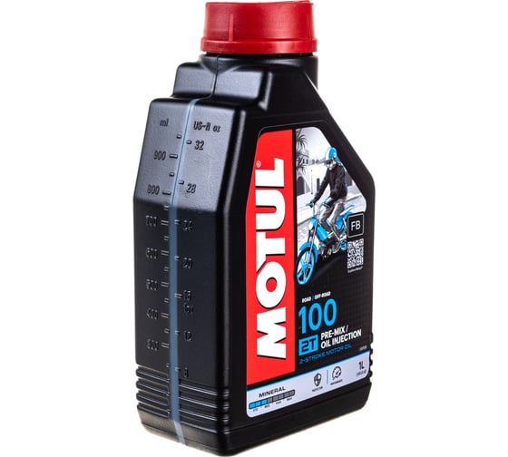 Моторное масло 100 2T 1 л MOTUL 104024