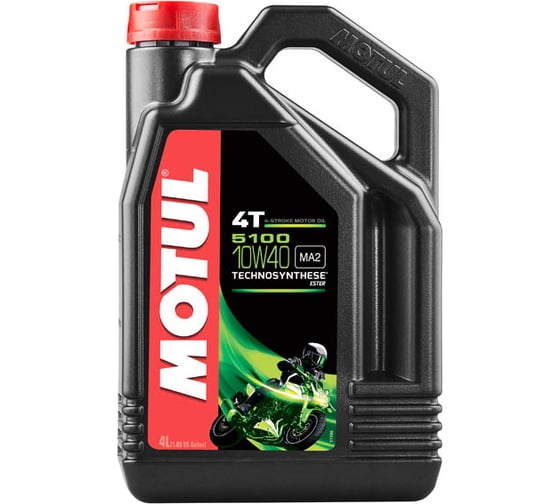 Моторное масло 5100 4T SAE 10W40 4 л MOTUL 104068