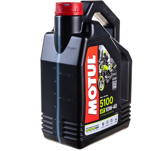 Моторное масло 5100 4T SAE 10W40 4 л MOTUL 104068