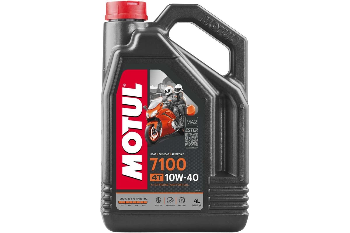 Моторное масло 7100 4T SAE 10W40 4 л MOTUL 104092