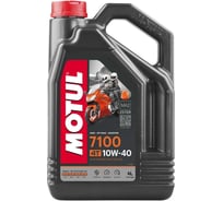 Моторное масло 7100 4T SAE 10W40 4 л MOTUL 104092 15965489