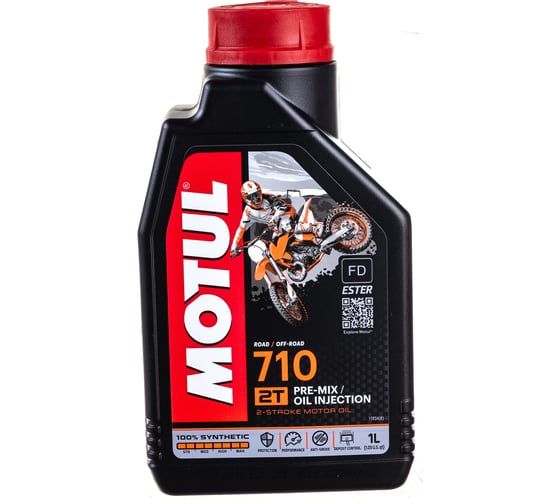 Моторное масло 710 2T 1 л MOTUL 104034