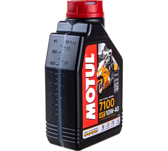 Моторное масло 7100 4T SAE 10W40 1 л MOTUL 104091