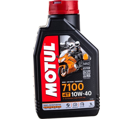 Моторное масло 7100 4T SAE 10W40 1 л MOTUL 104091