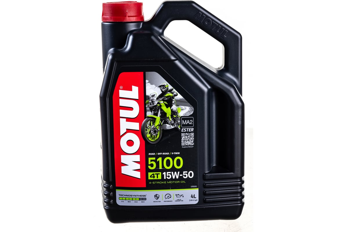 Моторное масло 5100 4T SAE 15W50 4 л MOTUL 104083 - выгодная цена ...