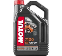 Моторное масло 7100 4T SAE 10W30 4 л MOTUL 104090 15965487