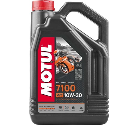 Моторное масло 7100 4T SAE 10W30 4 л MOTUL 104090