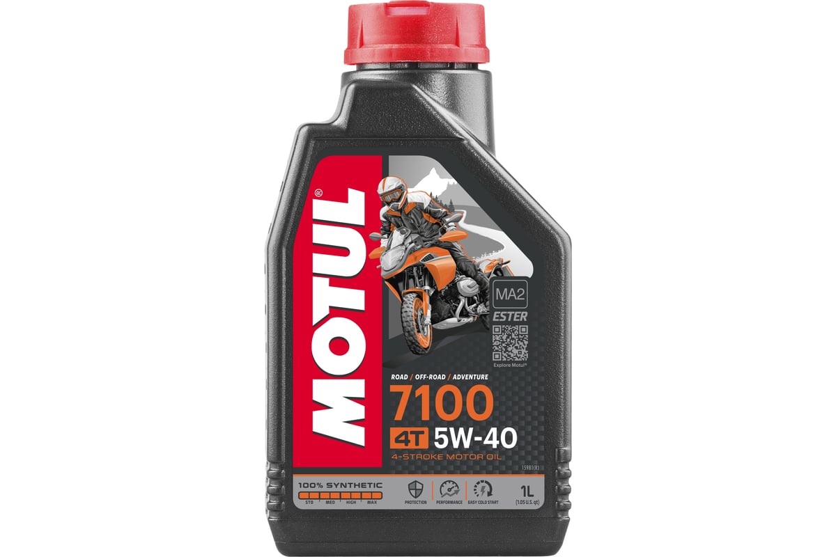 Моторное масло 7100 4T SAE 5W40 1 л MOTUL 104086 - выгодная цена ...