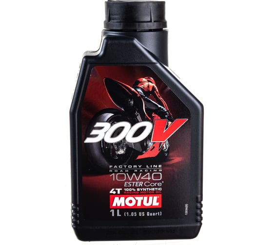 Моторное масло 300 V 4T FL Road Racing SAE 10W40 1 л MOTUL 104118 1