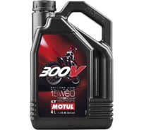 Моторное масло 300 V 4T Off Road SAE 15W60 4 л MOTUL 104138