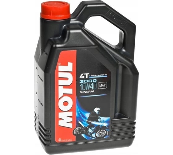 Моторное масло для мотоциклов 3000 4T SAE 10W40 4 л MOTUL 107693