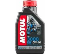 Моторное масло для мотоциклов 3000 4T SAE 10W40 1 л MOTUL 107672