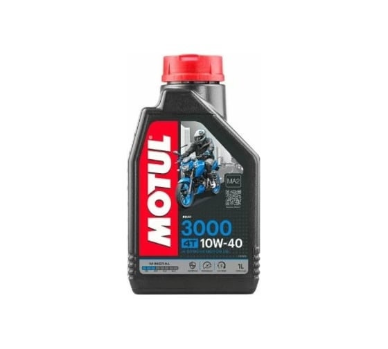 Моторное масло для мотоциклов 3000 4T SAE 10W40 1 л MOTUL 107672
