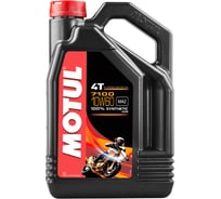 Моторное масло для мотоциклов 7100 4T SAE 10W60 4 л MOTUL 104101