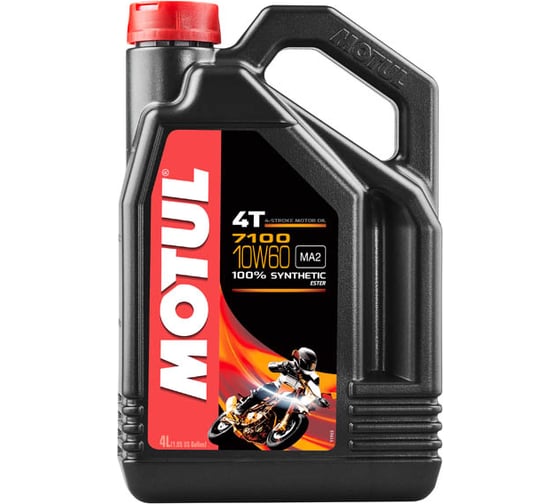 Моторное масло для мотоциклов 7100 4T SAE 10W60 4 л MOTUL 104101 1