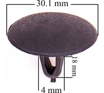 Клипса TOYOTA CELICA/ RAV4/ CARINA/SUPRA SKYWAY 074 S05601074