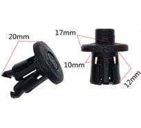 Клипса крепежная для а/м Honda, Lexus, Mazda, 90467-09139 10 шт Nord-Yada 909219