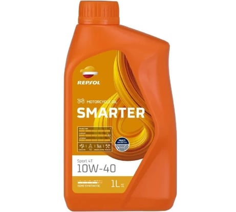 Масло моторное MOTO SMARTER SPORT 4T 10W40 1 л REPSOL 61016/R 61016R